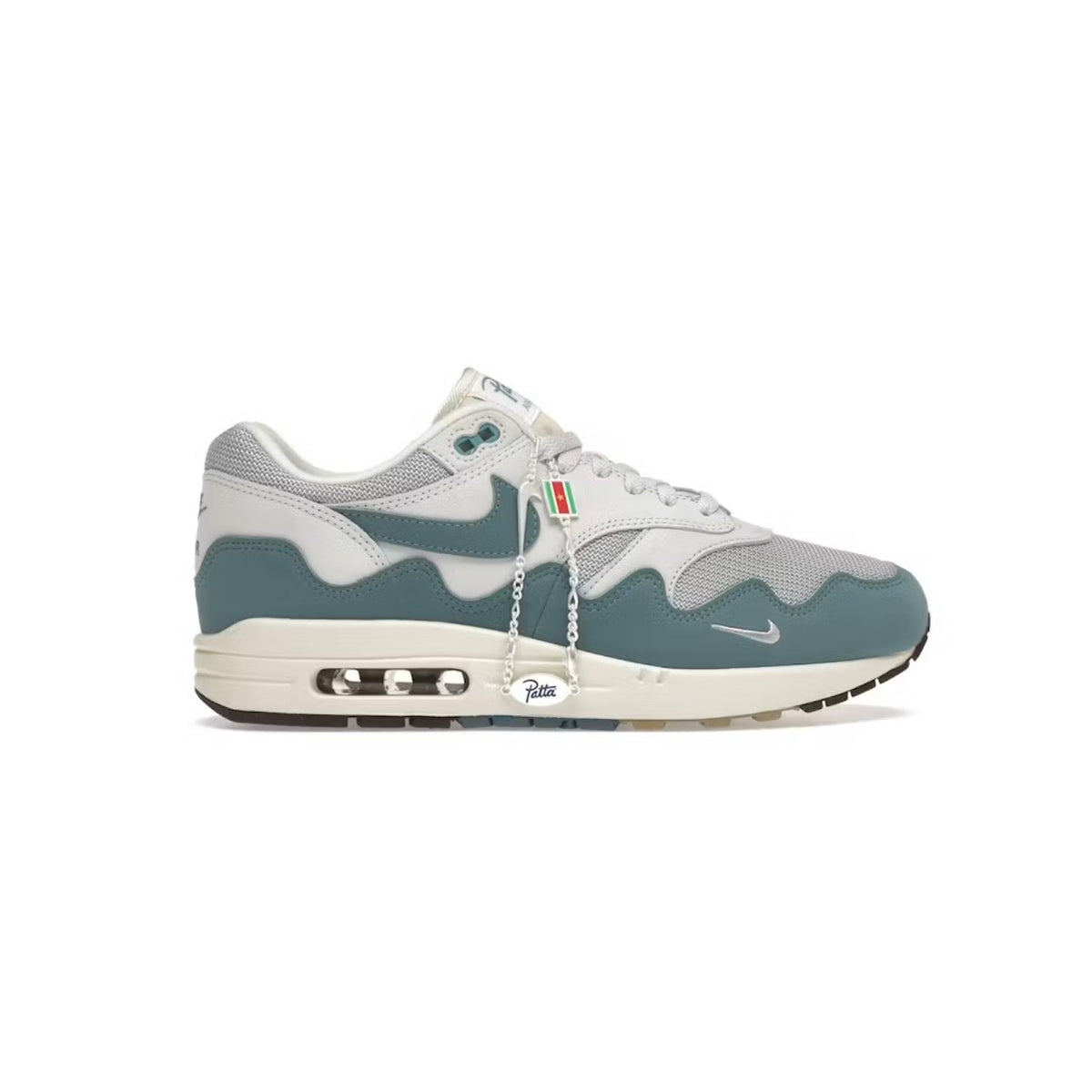 Air Max 1 Waves coloris Turquoise avec Bracelet