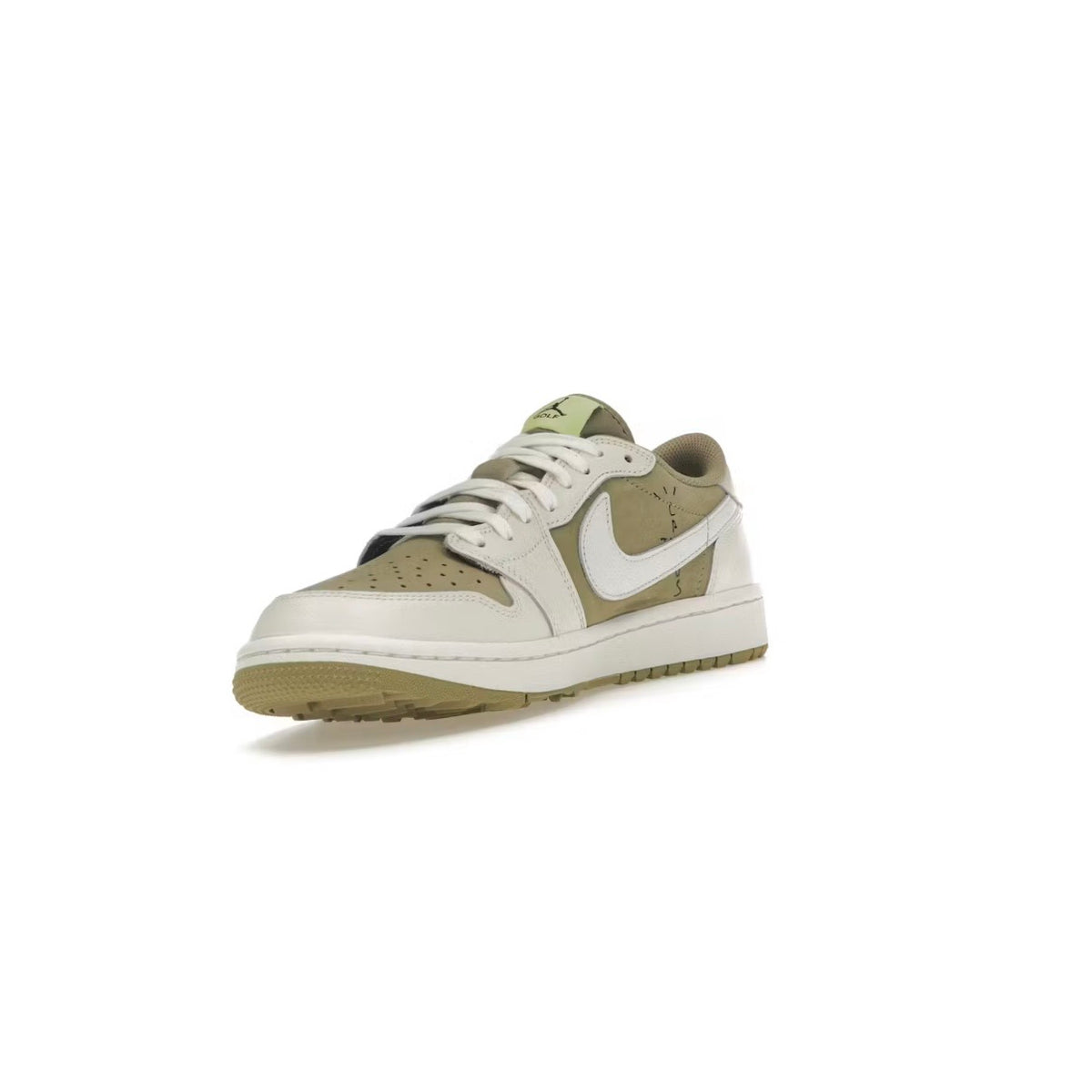 AJ1 Rétro Low Golf Travis Scott coloris Olive
