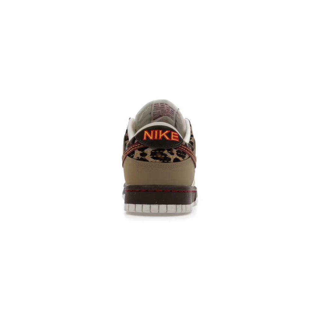 Dunk Low Retro Khaki Team Red Pearl White