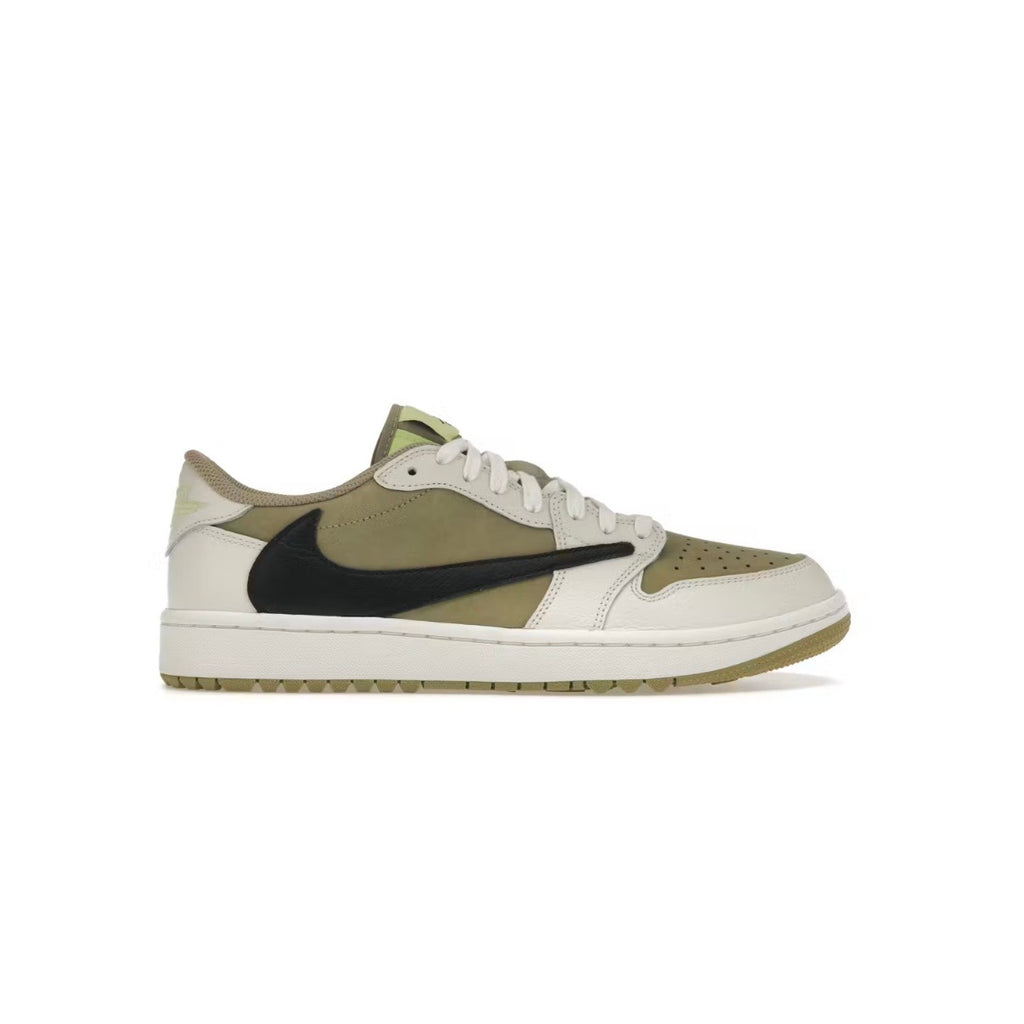 AJ1 Rétro Low Golf Travis Scott coloris Olive